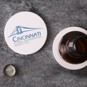 Whitehorse Ceramic Coaster