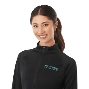 Branded Eco Knit Performance Half Zip for Women