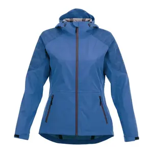 Personalized Waterproof Softshell Rain Jacket with Hood for Women