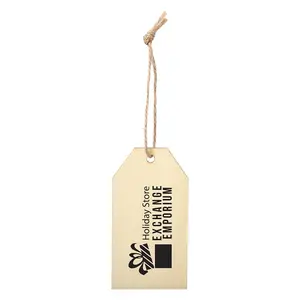 Wood Ornament - Gift Tag