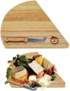 Custom Personalized Branded Wooden Cheese Board