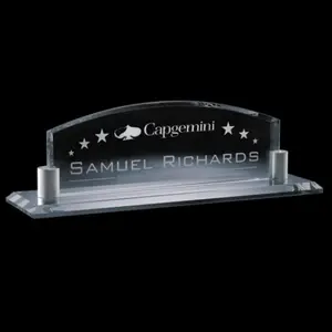 Custom Jade and Aluminum Nameplate