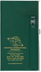 Custom Monthly Pocket Planner with Pen