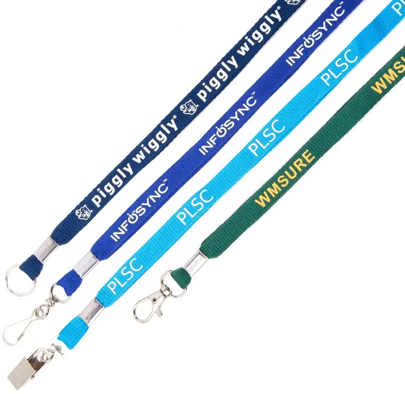 Custom Silk Lanyard - 1/2" Width