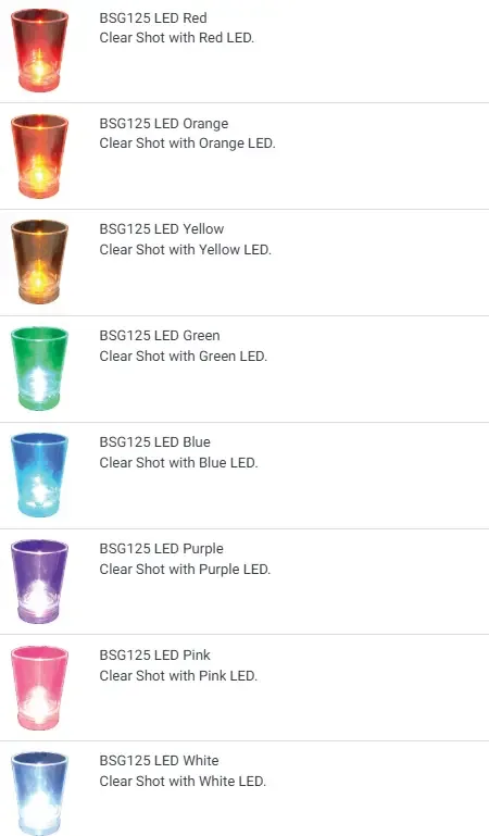 1.25 oz. Plastic Standard Shot Glass — view 2