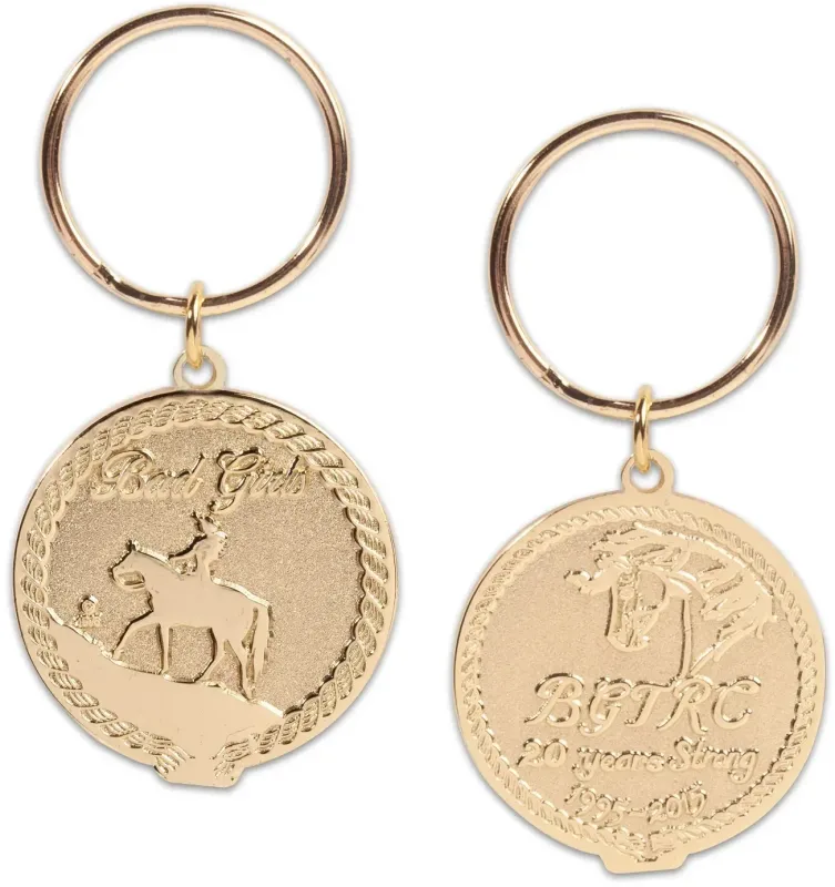 Custom Enamel Key Chain (Double Sided) - 1.25" — view 4
