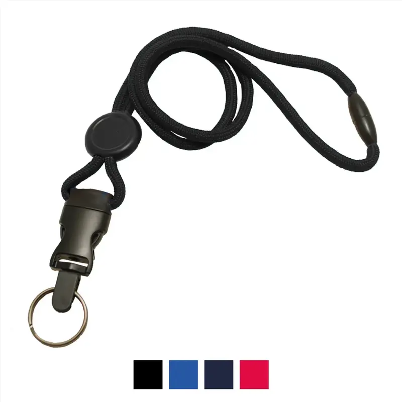 Custom Lanyard with Breakaway & DTACH Split Ring - 1/4"