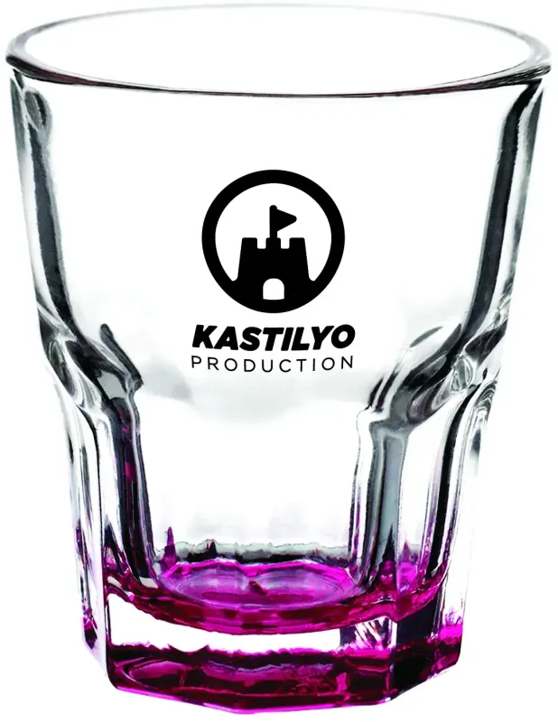 Custom Hexagon Shot Glasses - 1.5 oz. (2 color) — view 2