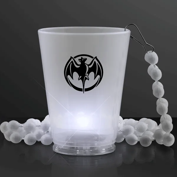 1.5 oz. LED Party Shot Glasses w/ Bead Necklace — view 5