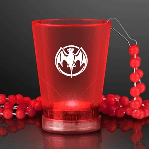 1.5 oz. LED Party Shot Glasses w/ Bead Necklace — view 6