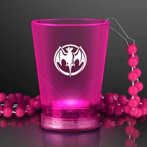 1.5 oz. LED Party Shot Glasses w/ Bead Necklace — view 7