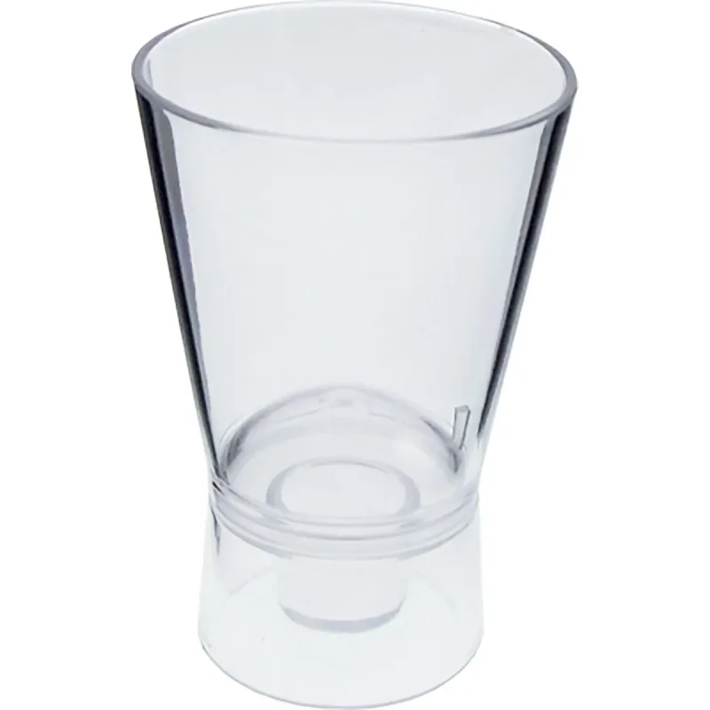1.5 oz Plastic Bottle Top Sidecar Shot Glass — view 4
