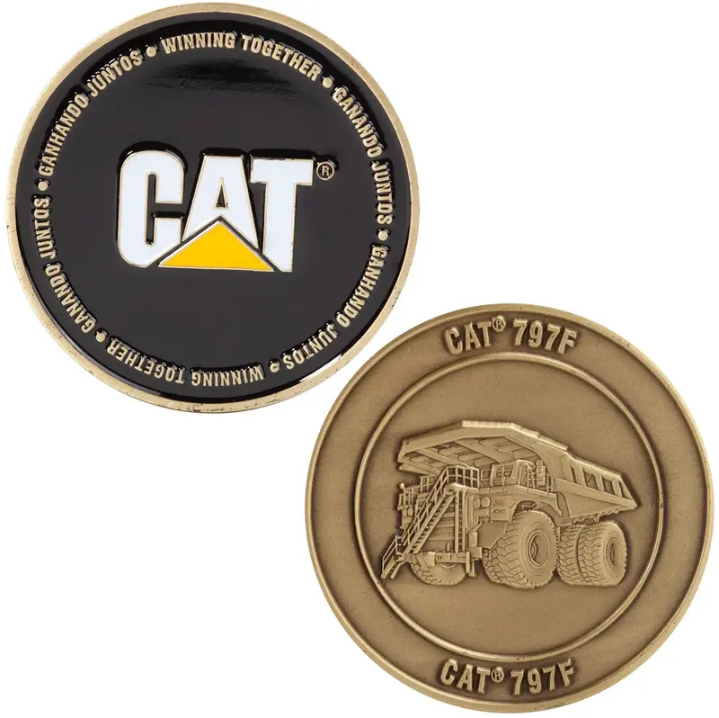 Custom Zinc Challenge Coins