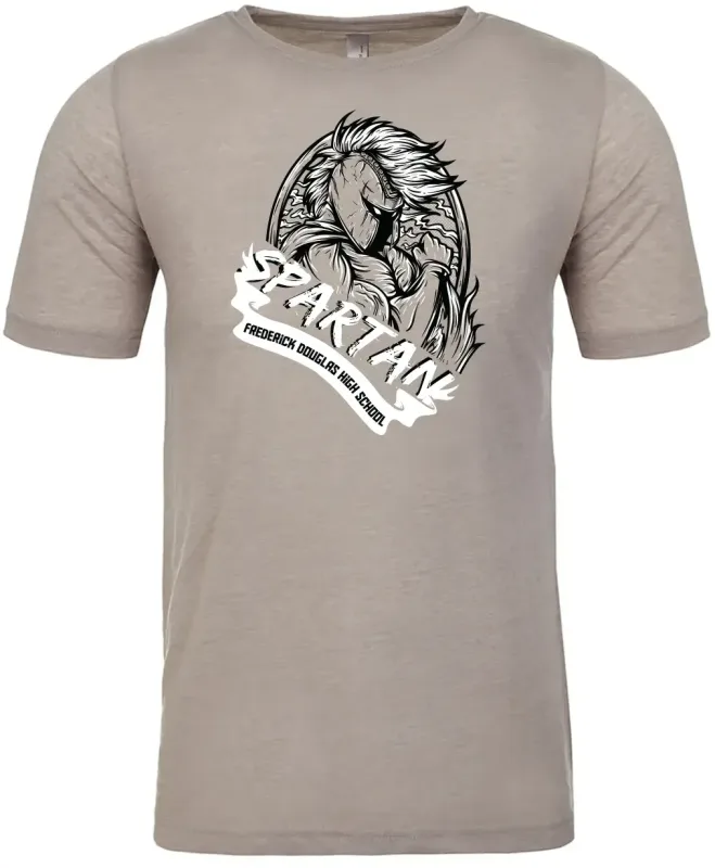 (1 COLOR) NEXT LEVEL 3.7 oz Poly/Cotton Blend T-shirt — view 7
