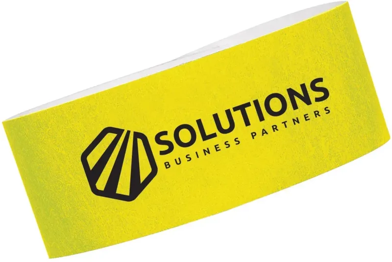 Personalized Tyvek Wristbands - 1" (Custom) — view 2