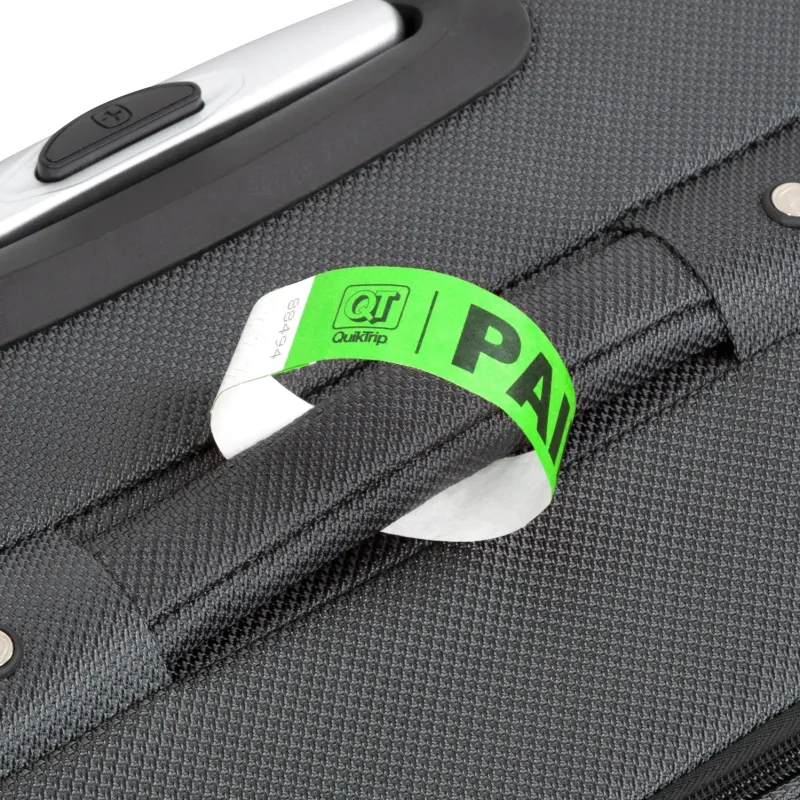 Custom Tyvek Luggage Tags - 1" — view 2