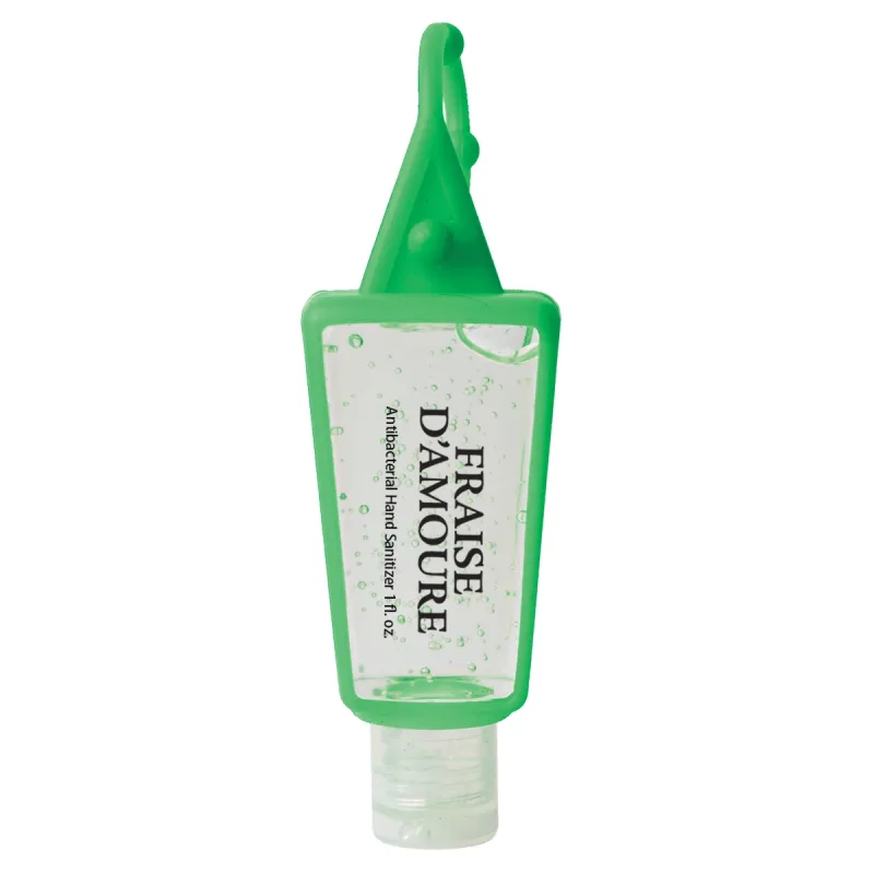 1 Oz. Hand Sanitizer In Silicone Holder — view 3