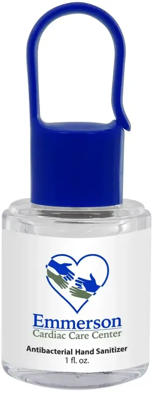 1 Oz. Hand Sanitizer With Carabiner Cap