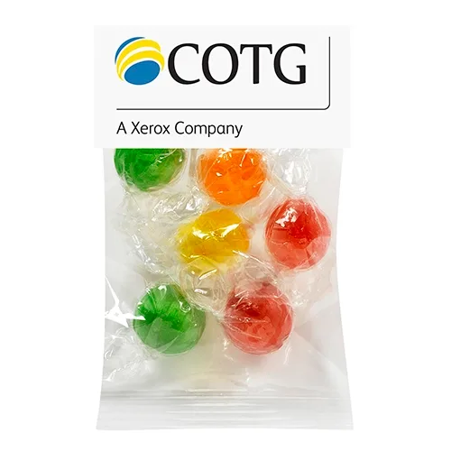 1 oz. Personalized Header Bag for Food & Candy Fillings — view 1