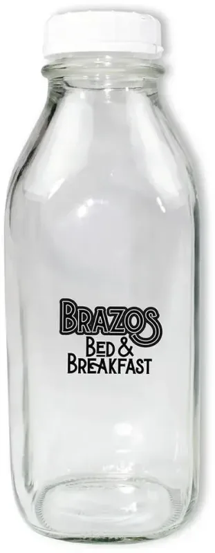 1 Quart Glass Milk Bottle With Lid — view 3
