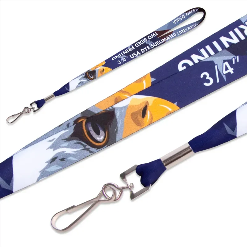 USA Dye Sub Lanyards - 1" Custom Printed — view 2