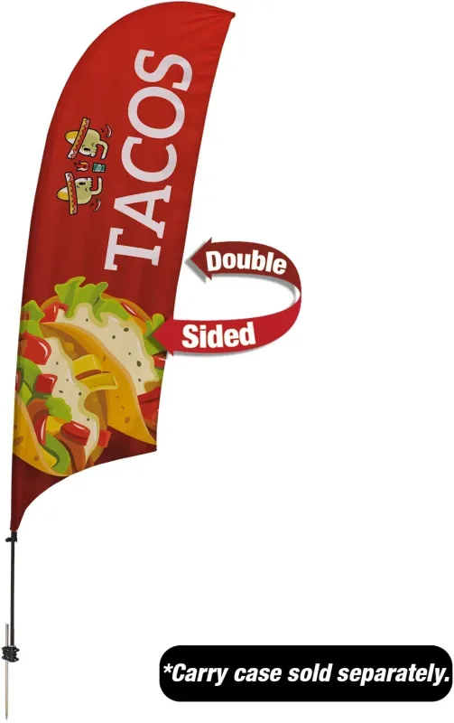 10.5' Value Razor Sail Sign Kit (Double-Sided with Value Spike) — view 3