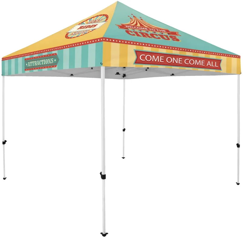 10' Economy Tent Kit (Dye Sub Full-Color Full-Bleed) — view 6