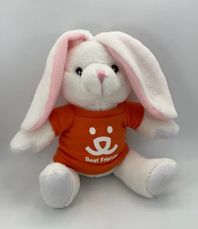 Extra Soft White Bunny - 10" β view 1