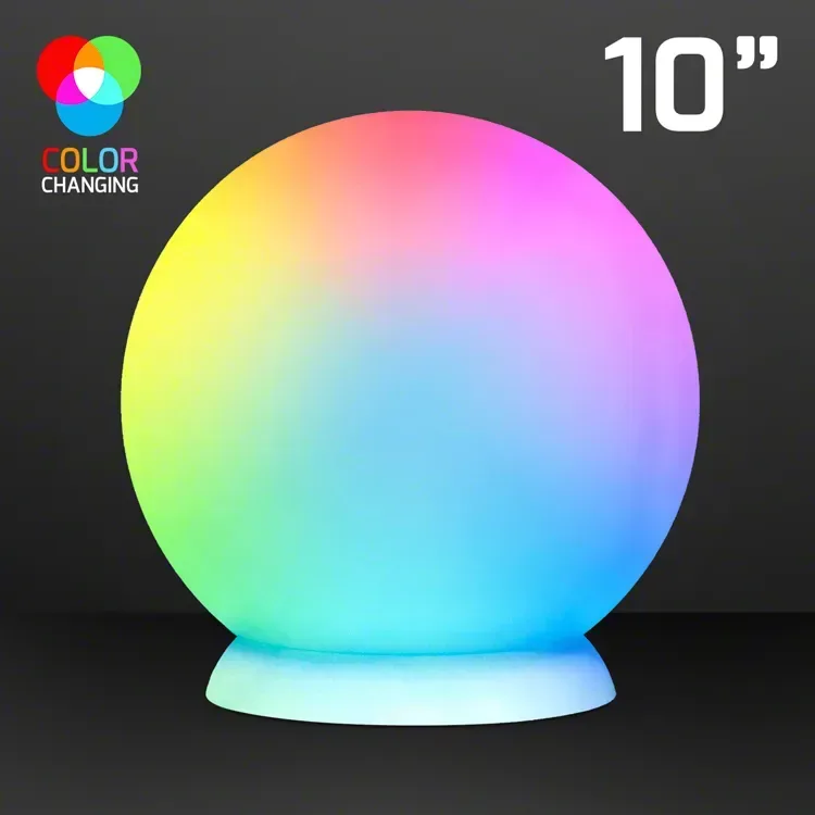 10" Floating LED Ball with Charger & Remote — view 2