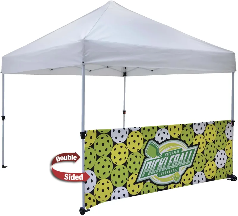10' Omni Tent Half Wall Kit (Dye Sublimated, Double-Sided) — view 2