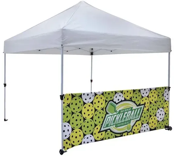 10' Omni Tent Half Wall Kit (Dye Sublimated, Single-Sided)