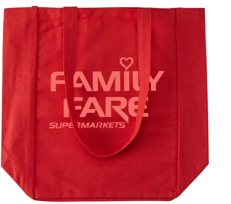 Personalized Cotton Canvas Tote Bag - 10 oz. — view 3
