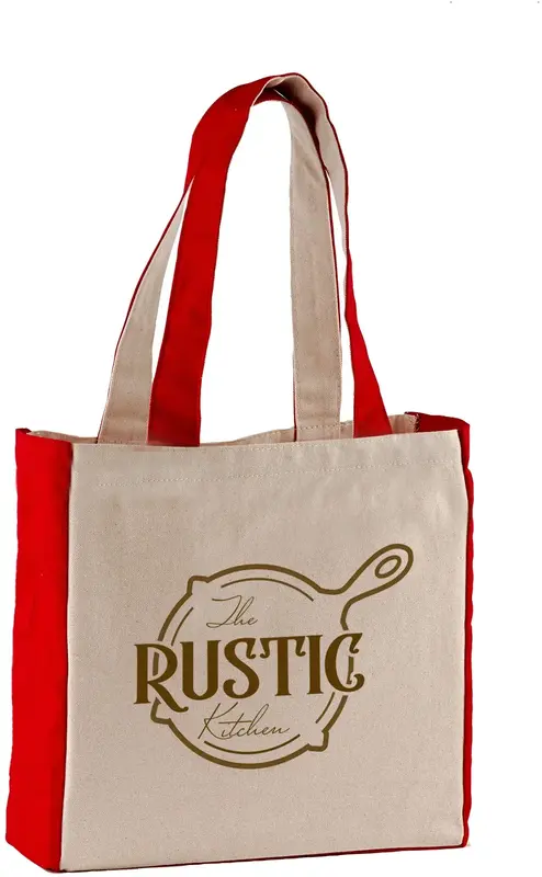 Custom Canvas Tote - Personalized Promotional Tote Bag (10 oz.)