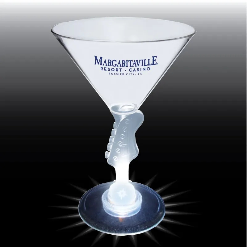 10 oz. Novelty Stem Plastic Martini Glass — view 2