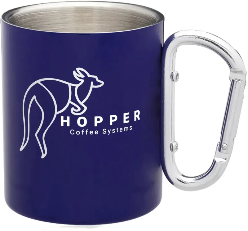 RANGER Stainless Steel Mug with Carabiner Handle (10 oz, 1 Color) — view 2