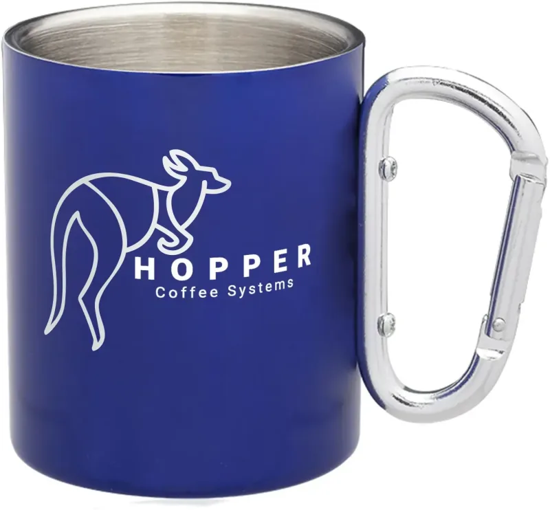 RANGER Stainless Steel Mug with Carabiner Handle (10 oz, 1 Color) — view 8