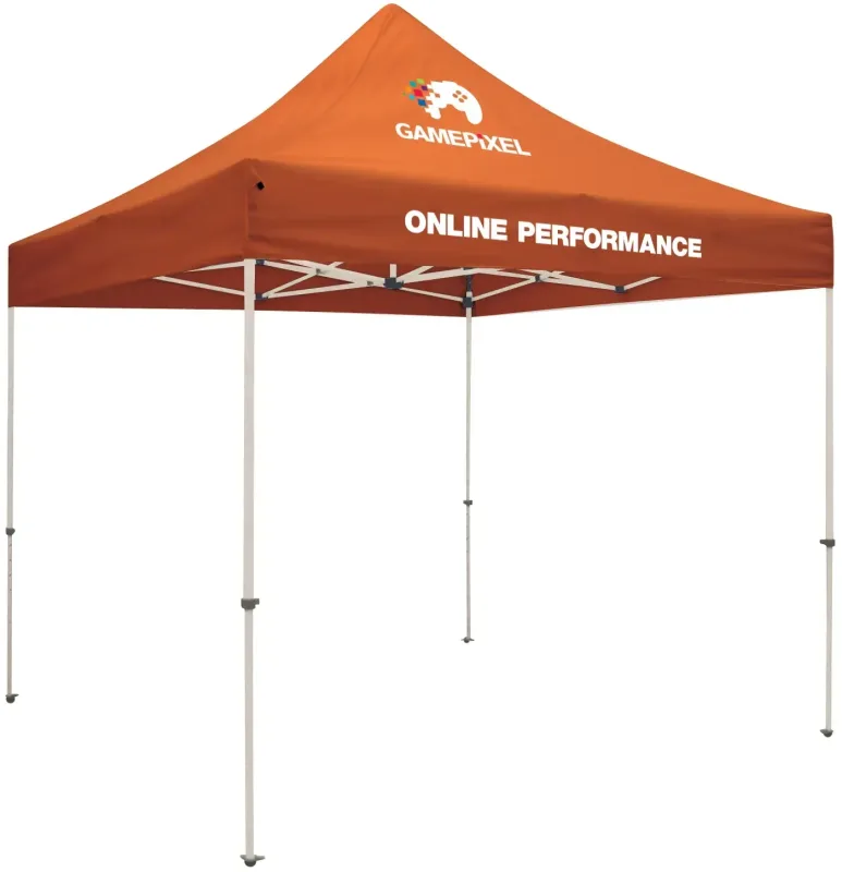 10' Standard Tent Kit (Full-Color Imprint, 2 Locations) — view 2