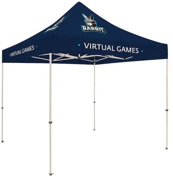 10' Standard Tent Kit (Full-Color Imprint, 4 Locations)