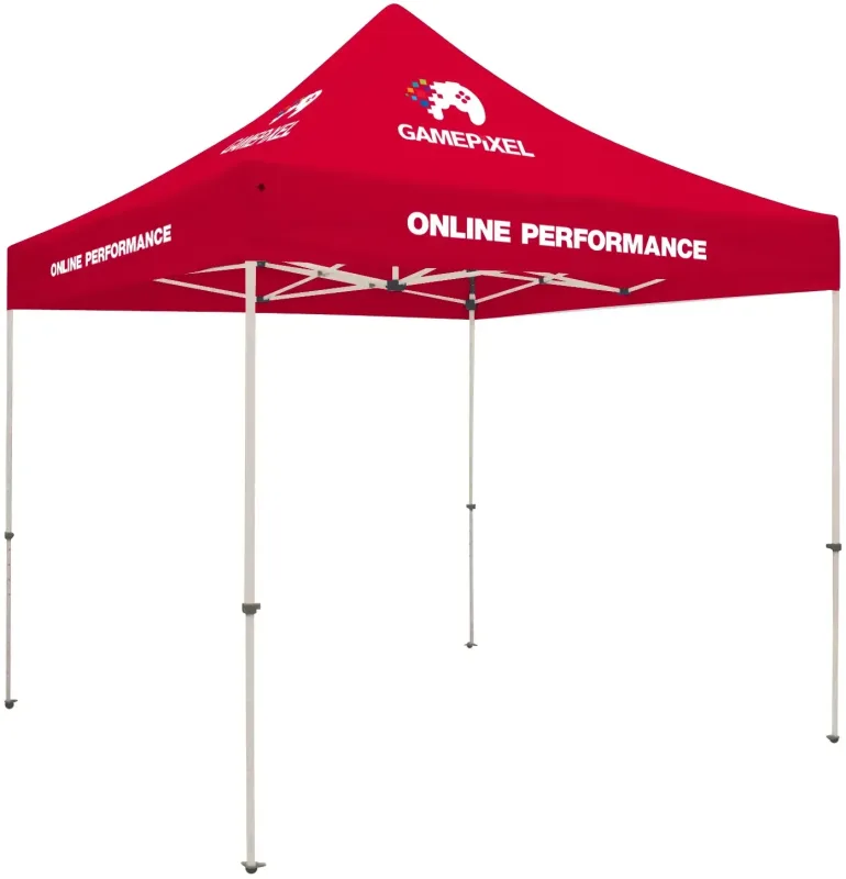 10' Standard Tent Kit (Full-Color Imprint, 4 Locations) — view 10