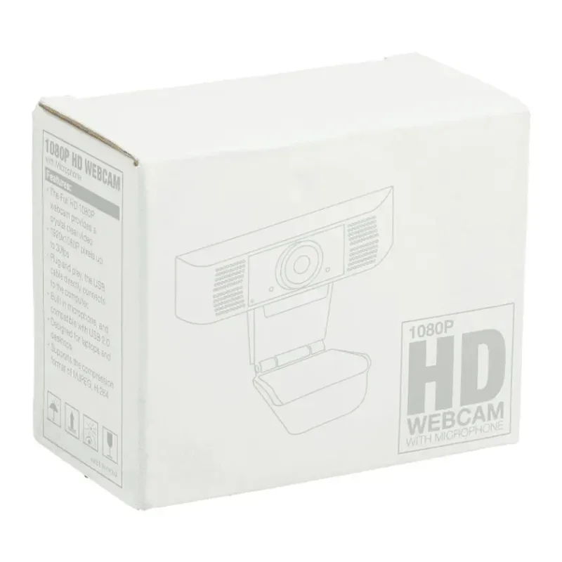 Custom HD Webcam with Noise-Cancelling Microphone - 1080P — view 3