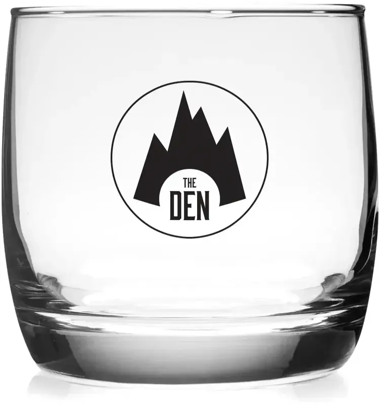 Custom Finish Whiskey Glass (10oz, 1 Color Imprint)