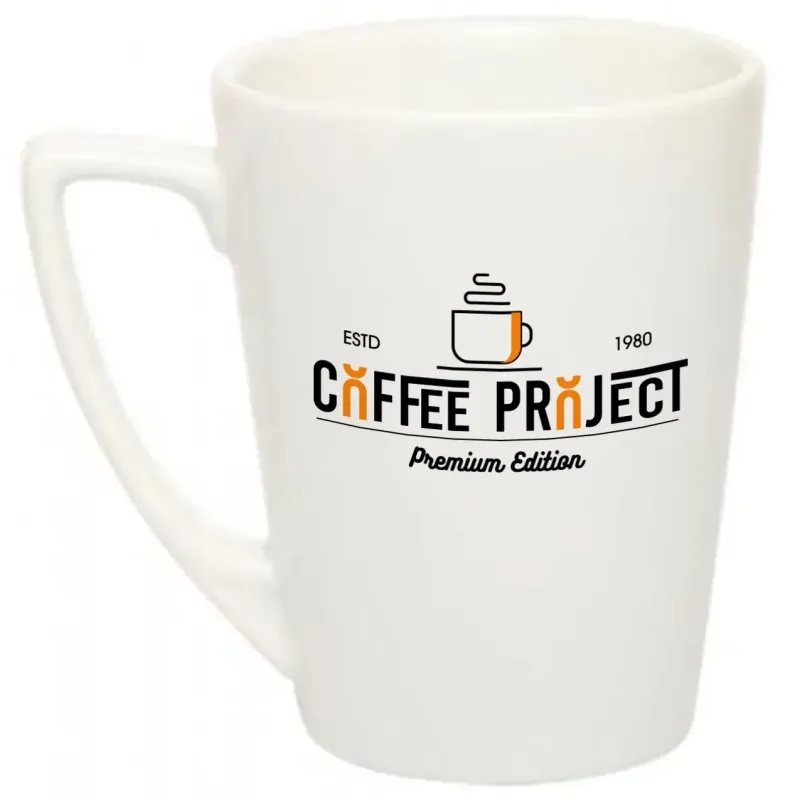 Custom Latte Beans Mug (10oz) - 2 Color — view 2