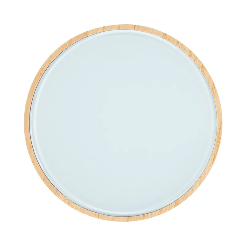 10W Glass & Bamboo Wireless Charger — view 2