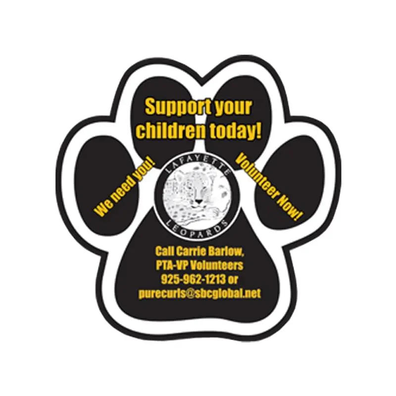 11.5" Paw Vehicle Auto Magnet