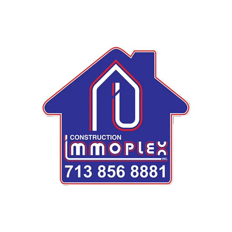11.75" X 11" House Shape Vehicle Auto Magnet