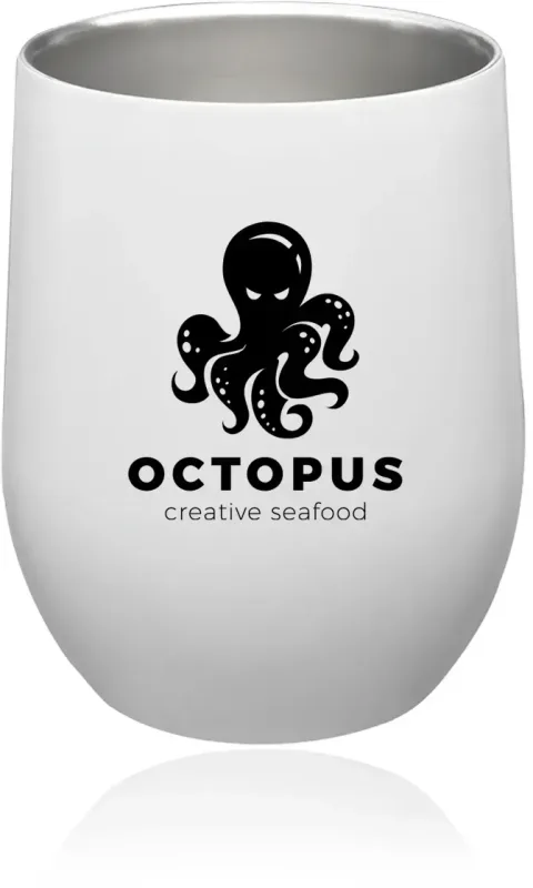 Custom Logo Stemless Wine Glasses - 11 oz. — view 2