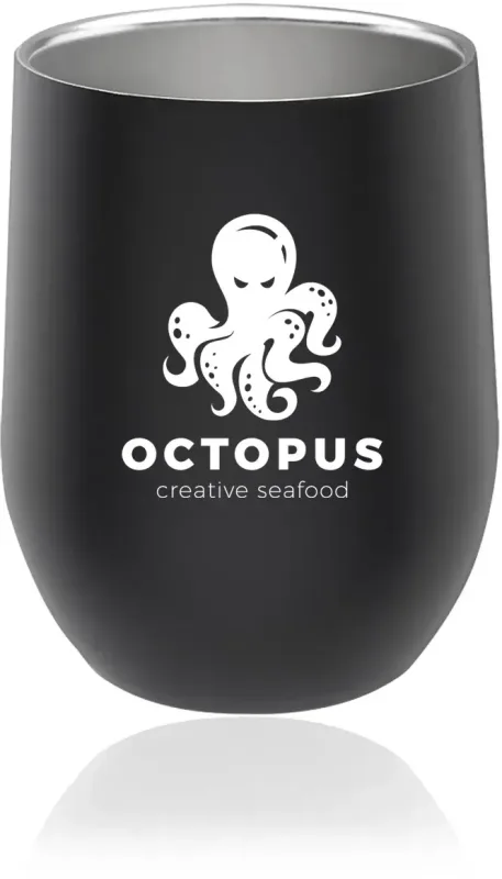 Custom Logo Stemless Wine Glasses - 11 oz. — view 4