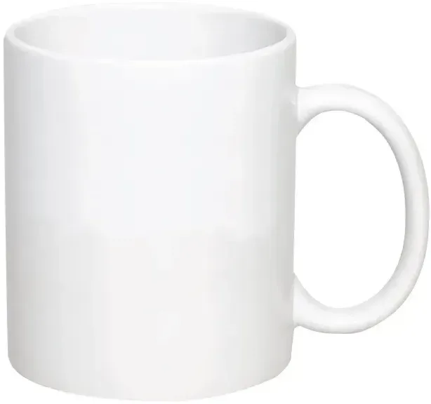 Personalized White Ceramic Mug - 11 oz. — view 2