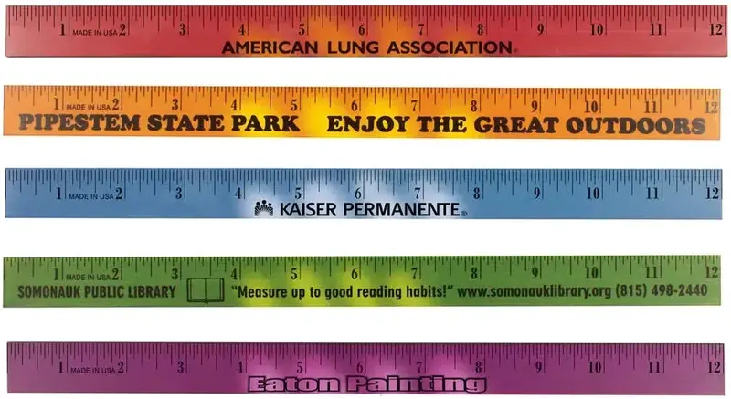 Promotional Mood Wood Ruler - 12"