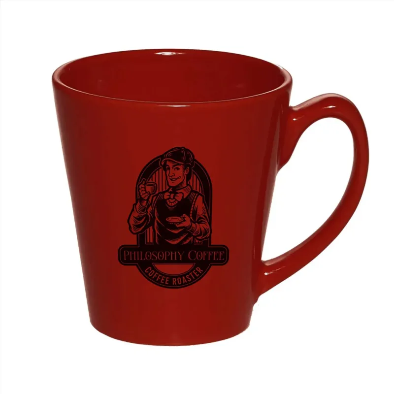Custom 12 oz. Lotta Latte Mug - 1 Color Imprint — view 2